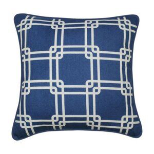 Milano Cotton Decorative Cushion Blue